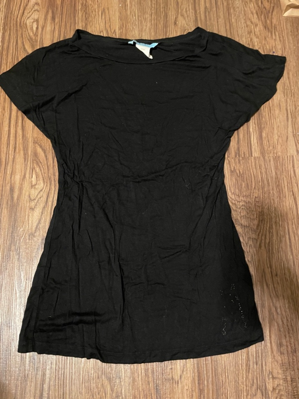 Marciano Black Short Sleeve Scoop Neck Tee